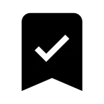 Bookmark Check Fill SVG Icon